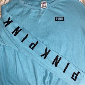 VS PINK oversized waffle sweater